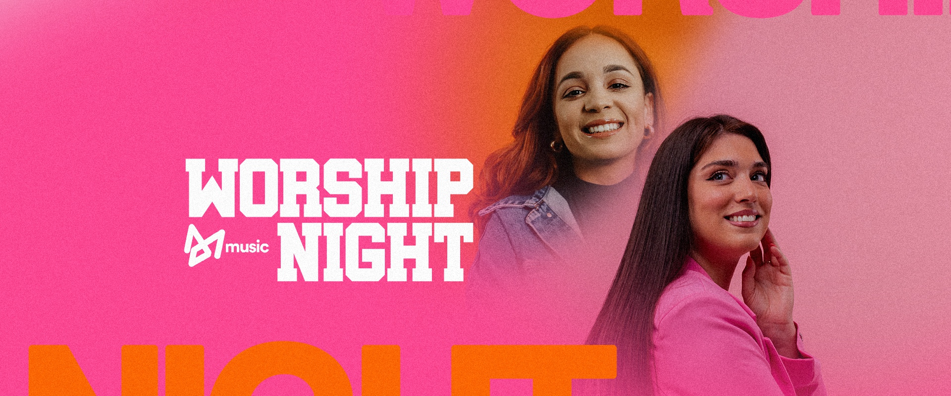 Karen Espinosa y Evangelina Crubinca encabezaron una Worship Night en Buenos Aires ante una iglesia colmada